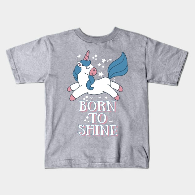 Unicorn Kids T-Shirt by Mashmuh